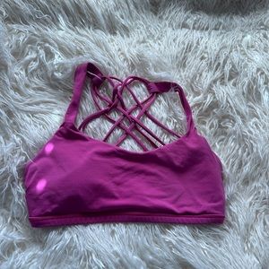 Sonic pink lululemon free to be wild bra